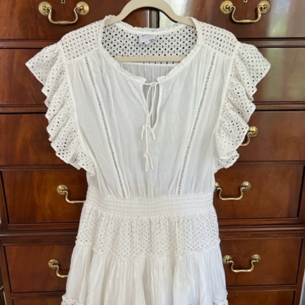 Barely worn white Misa Los Angeles Lilian Dress